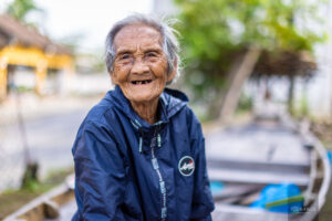 Alter Mann in Vietnam